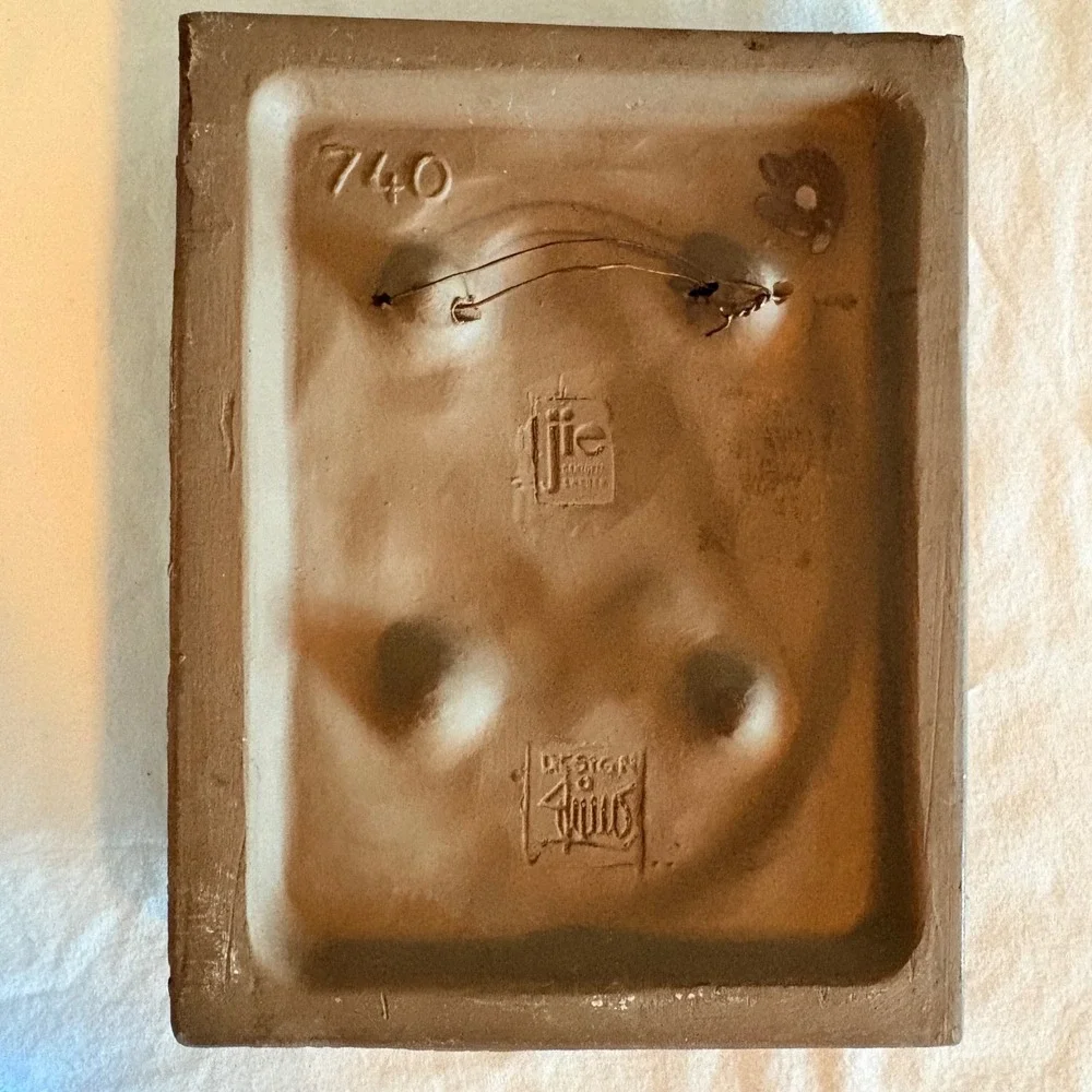 Jie Gantofta Sweden Ceramic Bird‎ Wall Plaque Tile Design Aimo Ready to Hang